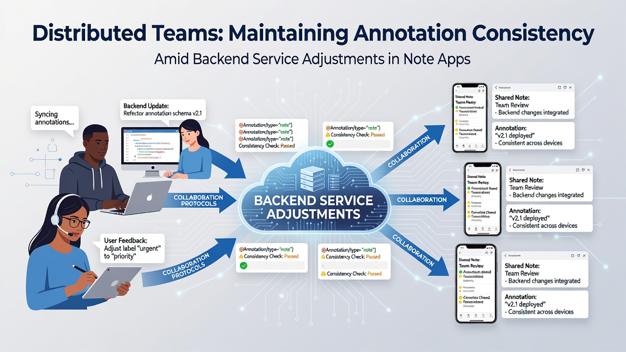 How Distributed Teams Maintain Annotation Consistency Amid Backend Service Adjustments in Note Apps